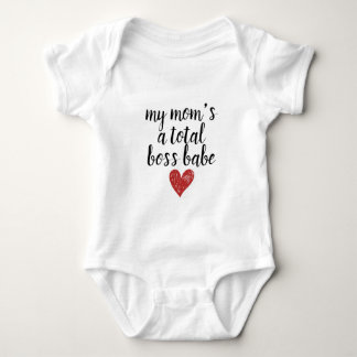 Mijn moeder is een hele baas ... cadeau voor baby romper