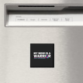 Mijn moeder is een krijger BRCA-bewustzijn Borstka Magneet (Insitu (Vaatwasser))