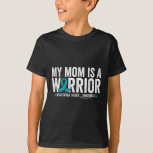 Mijn moeder is een krijger Myasthenia Gravis bewus T-shirt