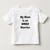 Mijn moeder is een MRKH Warrior Toddler T Kinder Shirts (Voorkant)