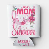 Mijn moeder is een overlevende borstkankerverwekke blikjeskoeler (Achterkant)