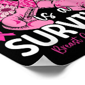 Mijn moeder is een overlevende die borstkanker ond poster (Hoek)