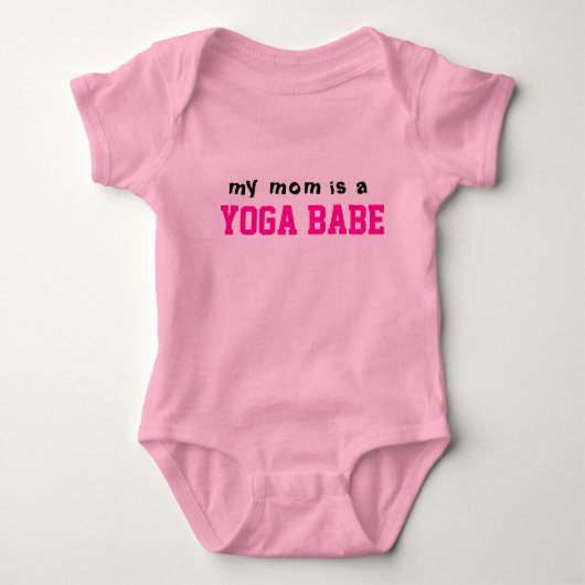 Mijn moeder is een YOGA BABE Romper (Voorkant)