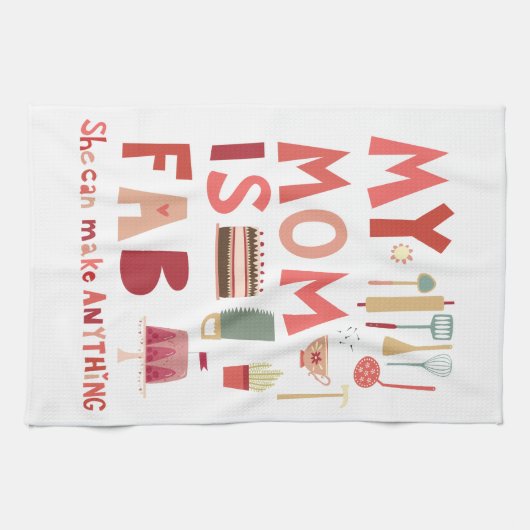 Mijn moeder is Fab Theedoek (Horizontaal)