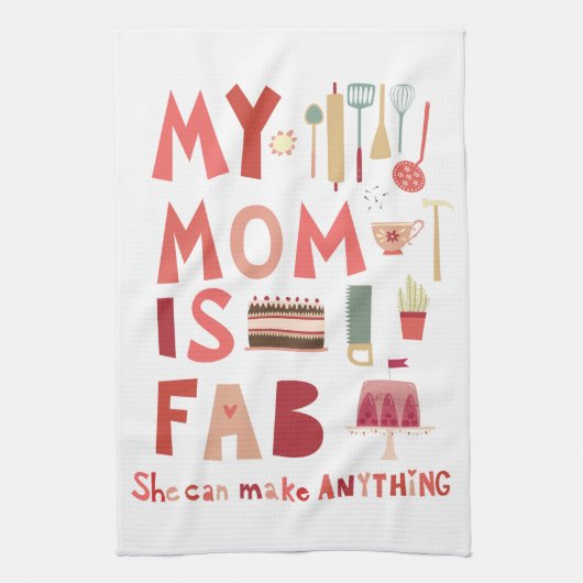 Mijn moeder is Fab Theedoek (Verticaal)