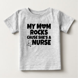 Mijn moeder is gek omdat ze een Zuster baby shirt 