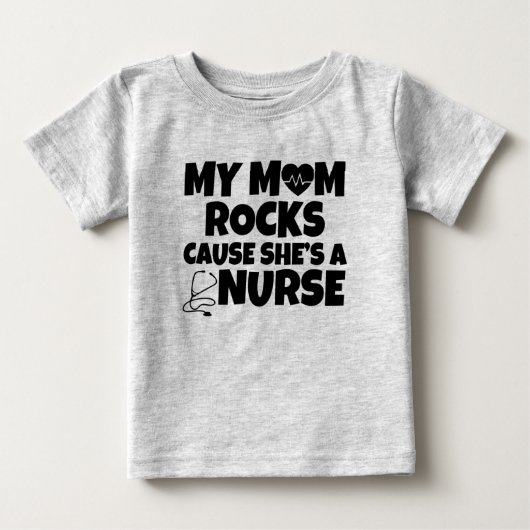 Mijn moeder is gek omdat ze een Zuster baby shirt (Voorkant)