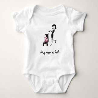Mijn moeder is heet! Baby Creeper Romper