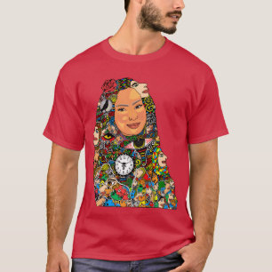Mijn moeder is het geheim van mijn geluk retro t-shirt