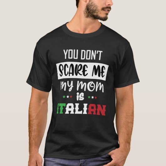 Mijn moeder is Italiaans Italië Italië T-shirt (Voorkant)