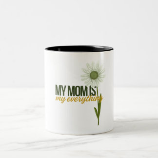 mijn moeder is mijn alles mok-hartverwarmende moed tweekleurige koffiemok