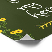 Mijn moeder is mijn held poster (Hoek)