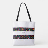 Mijn moeder is mijn held / Trendy Tote Tas (Achterkant)