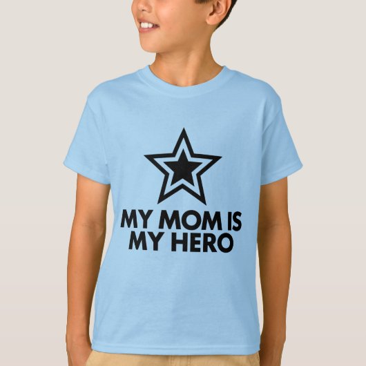 Mijn moeder is mijn Hero T-shirt (Voorkant)