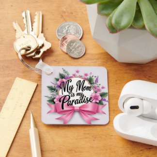"Mijn Moeder is Mijn Paradijs" – Elegante Acryl Sl Sleutelhanger