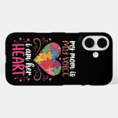 Mijn moeder is mijn stem Autisme Autistisch Bewust Case-Mate iPhone Case (Achterkant (horizontaal))