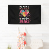 Mijn moeder is mijn stem Autisme Autistisch Bewust Spandoek (Insitu)