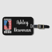 Mijn moeder is niet alleen een veteraan, ze is mij bagagelabel (Voorkant (horizontaal))