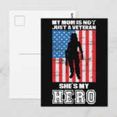 Mijn moeder is niet alleen een veteraan, ze is mij briefkaart (Voorkant / Achterkant)