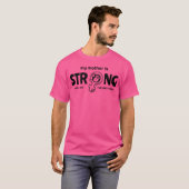 Mijn moeder is sterk Moederdag grappig T-shirt (Voorkant volledig)