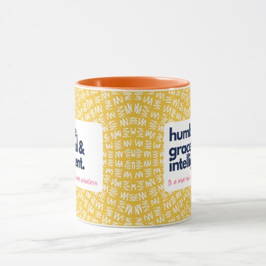 Mijn moeder is zonder grenzen, menselijk, graceful mok (Midden)