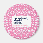 Mijn moeder is zonder prijs gewaardeerd, geliefd e magneet (Voorkant)