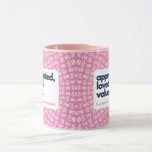 Mijn moeder is zonder prijs gewaardeerd, geliefd e mok (Midden)