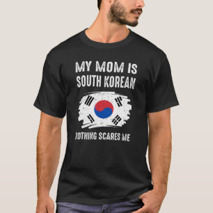 Mijn moeder is Zuid-Koreaans Zuid-Korea Pride-vlag T-shirt