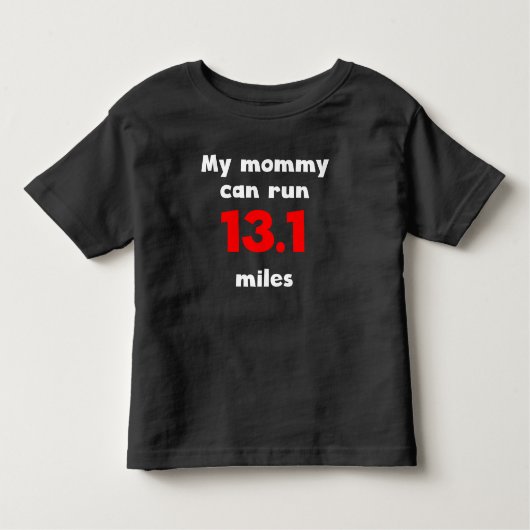 Mijn moeder kan 13,1 miljoen lopen kinder shirts (Voorkant)