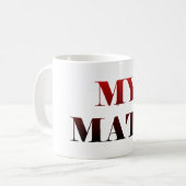 Mijn moeder koffiemok (Voorkant links)