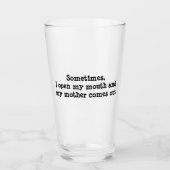 Mijn moeder komt uit glas (Voorkant)