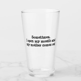 Mijn moeder komt uit glas