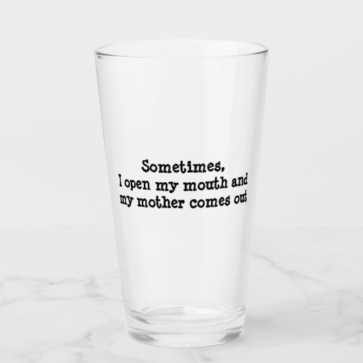 Mijn moeder komt uit glas (Voorkant)