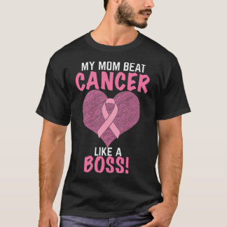 Mijn moeder krijgt borstkanker - overlevingsbewust t-shirt