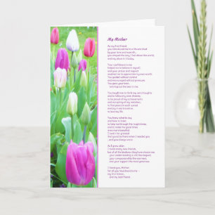 Mijn moeder, mijn beste vriend kaart