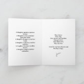 Mijn moeder, mijn dochter Wenskaart Kaart (Binnen)