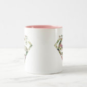 Mijn moeder Mijn Hero Tweekleurige Koffiemok (Center)