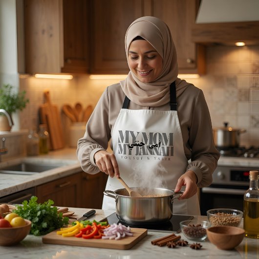 MIJN MOEDER MIJN JANNAH Persoonlijk Cadeau voor Mo Schort