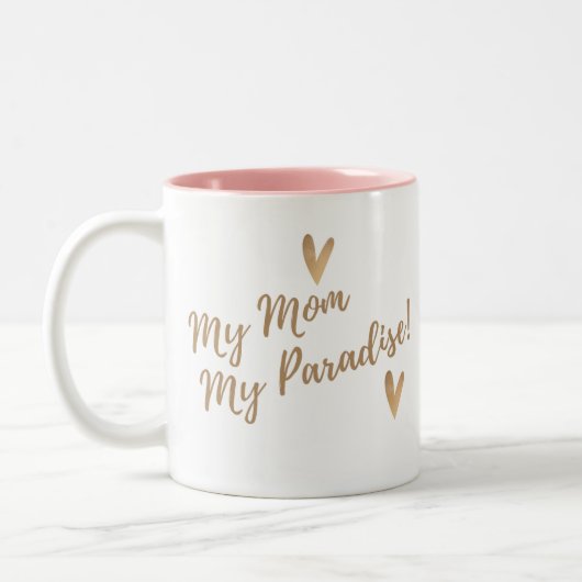 Mijn moeder Mijn paradijs mok (Links)