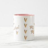 Mijn moeder Mijn paradijs Tweekleurige Koffiemok (Center)