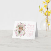 Mijn moeder Mijn vriend Foto Moederdag Kaart (Gele Bloem)