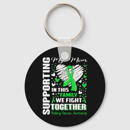 Mijn moeder Nierziekte bewustzijn Sleutelhanger (Voorkant)