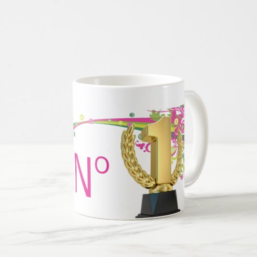 Mijn moeder nr. 1 mok (Voorkant rechts)