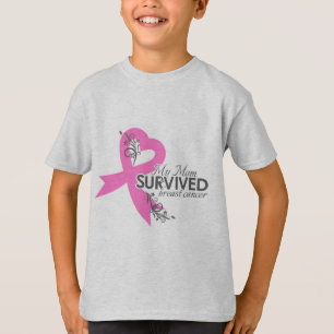 Mijn moeder overlevende borstkanker t-shirt