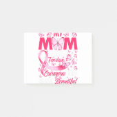 Mijn moeder roze lint-baarmoederhalskanker post-it® notes (Voorkant)