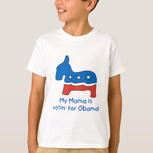 Mijn moeder stemt voor de T - shirts van het Obama (Voorkant)