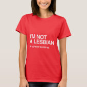 MIJN MOEDER TESTDE ME LESBIAN T-SHIRT (Voorkant)