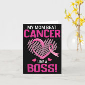 Mijn moeder versloeg borstkanker als een baas krij kaart (Gele Bloem)