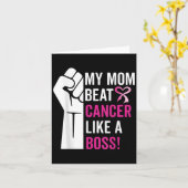 Mijn moeder versloeg borstkanker als een baas krij kaart (Gele Bloem)