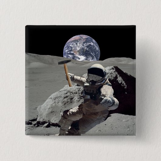 Mijn moeder vierkante button 5,1 cm (Voorkant)